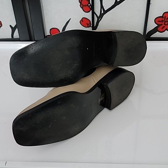 Everlane The Italian Leather Tan Chelsea Square Toe Ankle Boot Size 7 - Picture 6 of 9